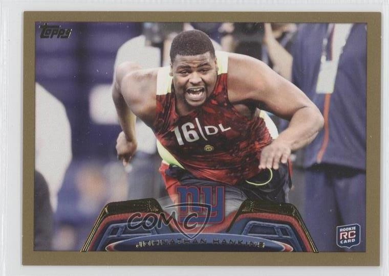 2013 Topps Gold Border 1493/2013 Johnathan Hankins #96 Rookie RC 1s7