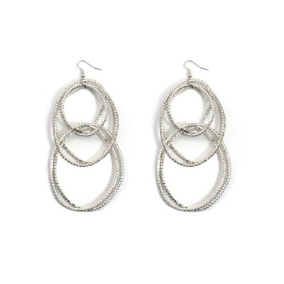 Modern Multilayer Hoop Earrings Fashionable Ear Studs For Women Sensitive Skin