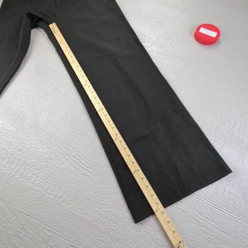 Forever 21 Women's Dress Pants Wide Leg Size Large 30x32 Black High Rise New - Picture 9 of 12