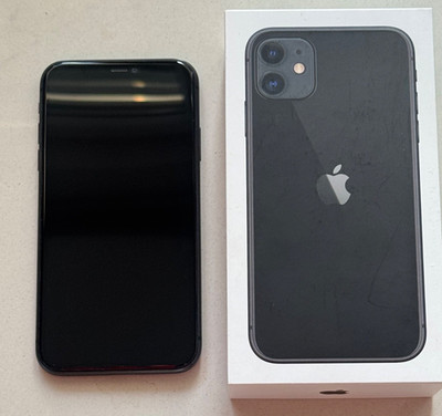 Apple iPhone 11  - 64GB - Schwarz (Ohne Simlock)  OVP, Guter Zustand