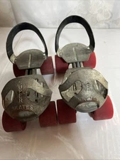 Vintage Super Skates Adjustable Metal Roller Skates