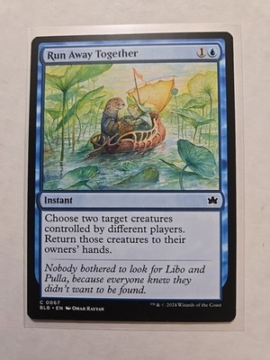 Run Away Together - Bloomburrow - LP - MTG Magic - Common - Instant 