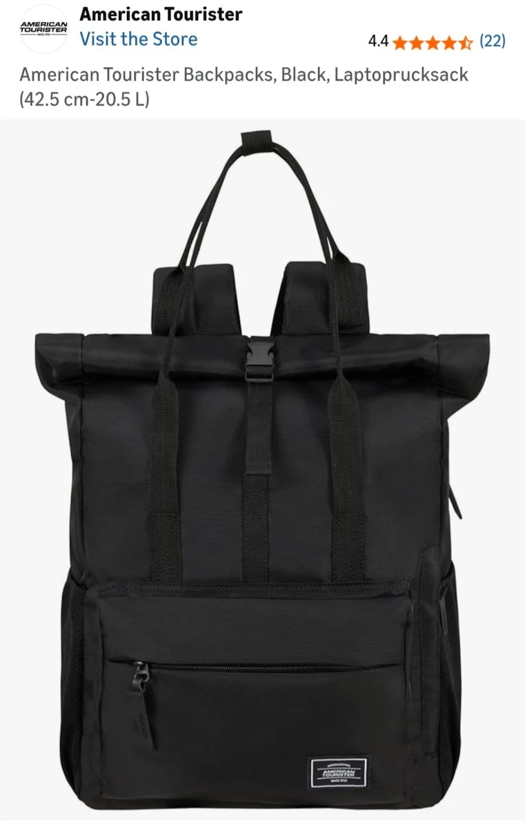 american tourister laptop backpack 15.6 American tourister Upventure 15.6 26.5L backpack Black| Dressinn