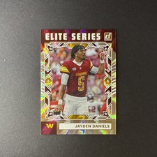 2025 Panini Donruss - Jayden Daniels Elite Series #TES-JDA Washington Commanders