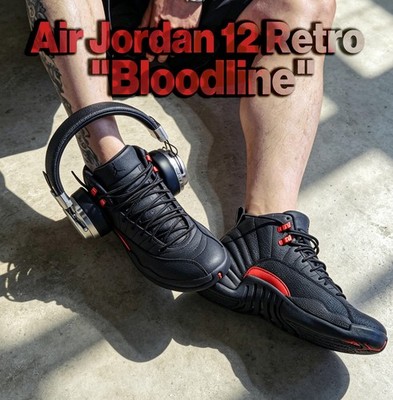 Men's Jordan 12 Retro Bloodline CT8013-003