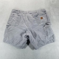 Carhartt Shorts Mens 44 Gray B159 Canvas Cargo Work Short 9" Utility Relaxed Fit