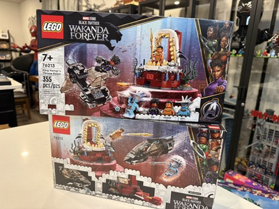 #ad LEGO®MARVEL BLACK PANTHER KING NAMOR#x27;S THRONE ROOM Pristine Condition FREE Ship $23.95