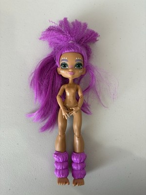 Cave Club DOLL w/ Purple Hair 8  Toy Mattel