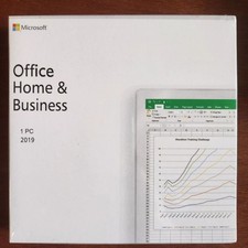 Microsoft Office Home  Business 2019 Sealed DVD Retail Windows PC ship next day