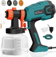 Paint Sprayer - 700W HVLP High Power Electric Spray Gun Light Green 