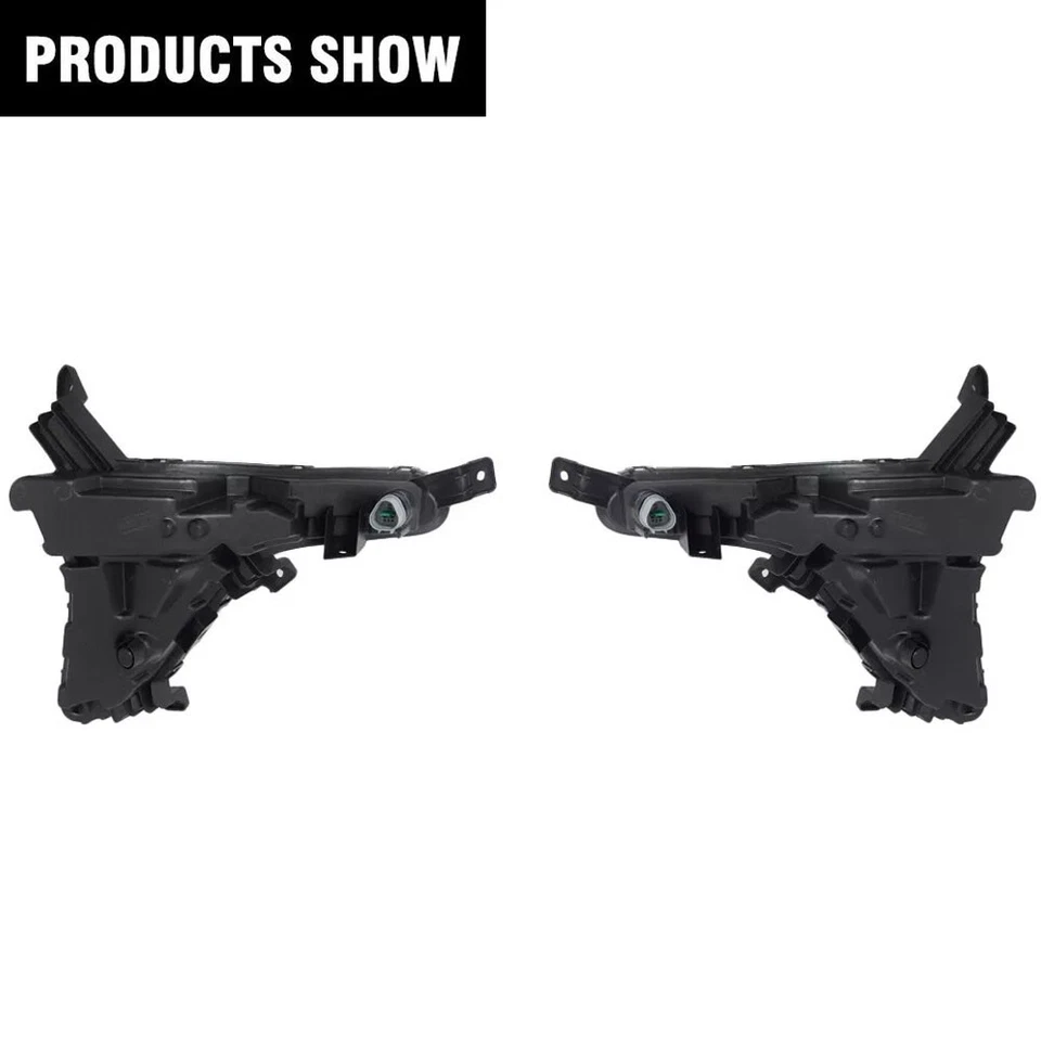 Fits 2018 2019 Hyundai Sonata LED DRL Daytime Running Fog Lamps Lights 2pcs Set - Image 4 of 4