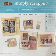 Stampin' Up Simply Scrappin' Special Delivery Girl Scrapbooking Kit
