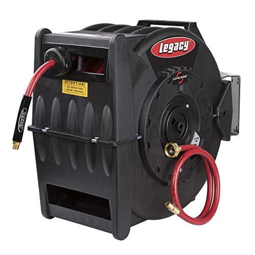 Legacy Levelwind Retractable Air Hose Reel, 3/8 in. x  Assorted Sizes , Styles