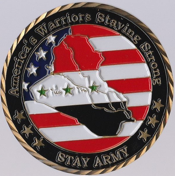 Multi National Corps Veteran  Challenge Coin 2 