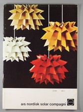 Nordisk Solar Compagni 1973 Katalog Dänische Beleuchtung Svend Middelboe