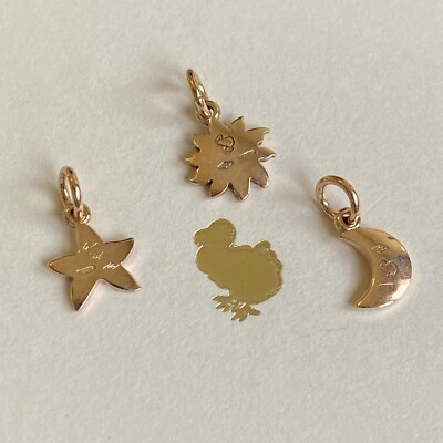 Dodo Pomellato Ciondoli Sole Stella Luna Oro Unisex Bracciale