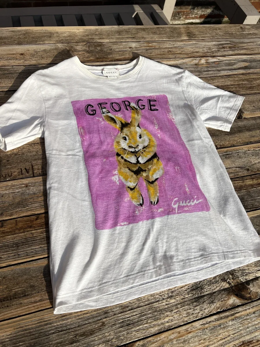 Gucci T-shirt George & Princess Print Youth Teens Size 10Y | eBay