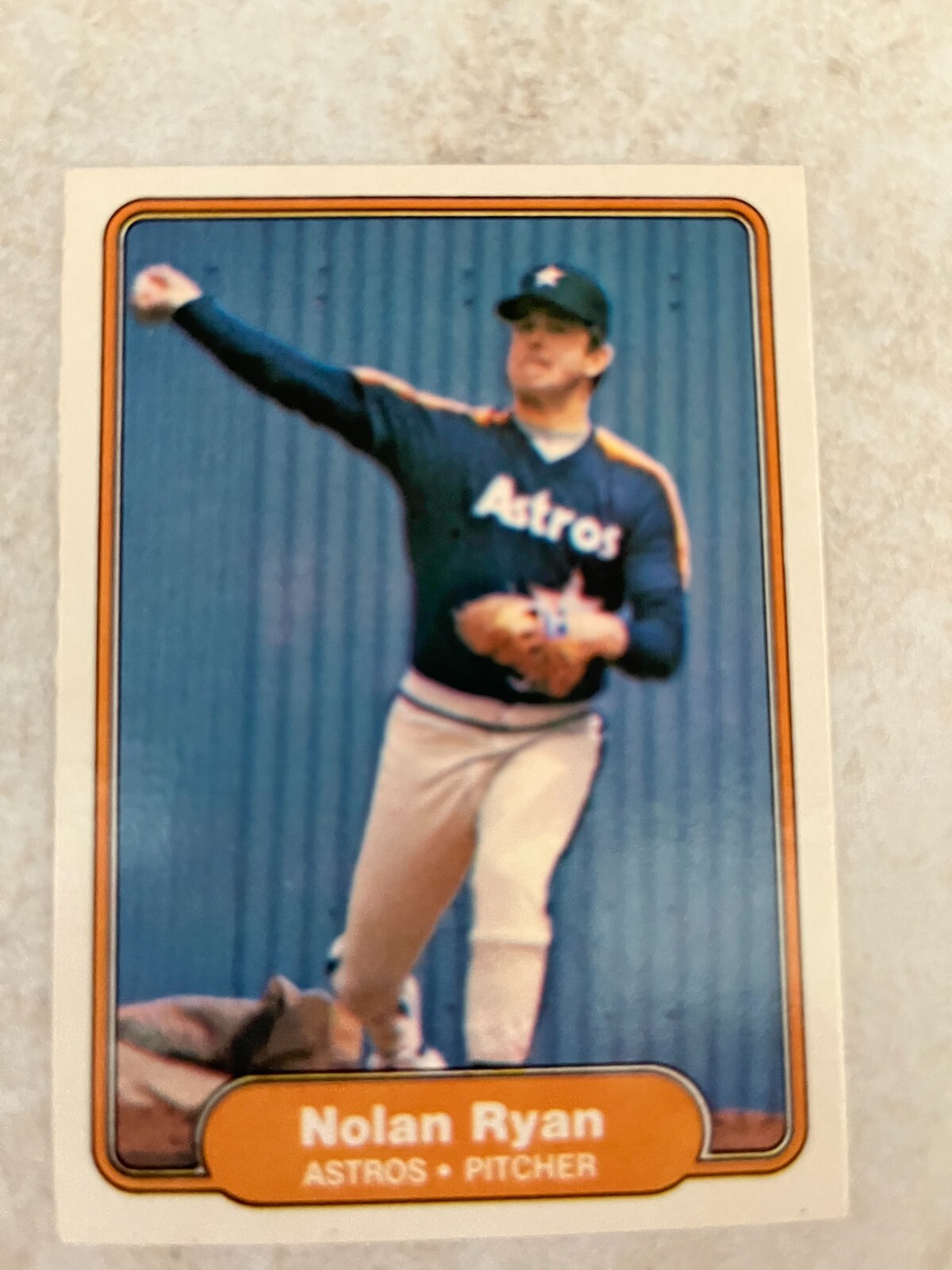 1982 Fleer #229 Nolan Ryan MLB Houston Astros