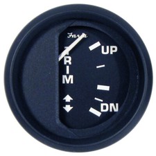 FARIA EURO BLACK 2" TRIM GAUGE J/E SUZUKI OUTBOARD