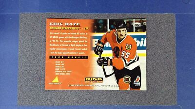 1995-96 Pinnacle Rink Collection ERIC DAZE #203 Chicago Blackhawks