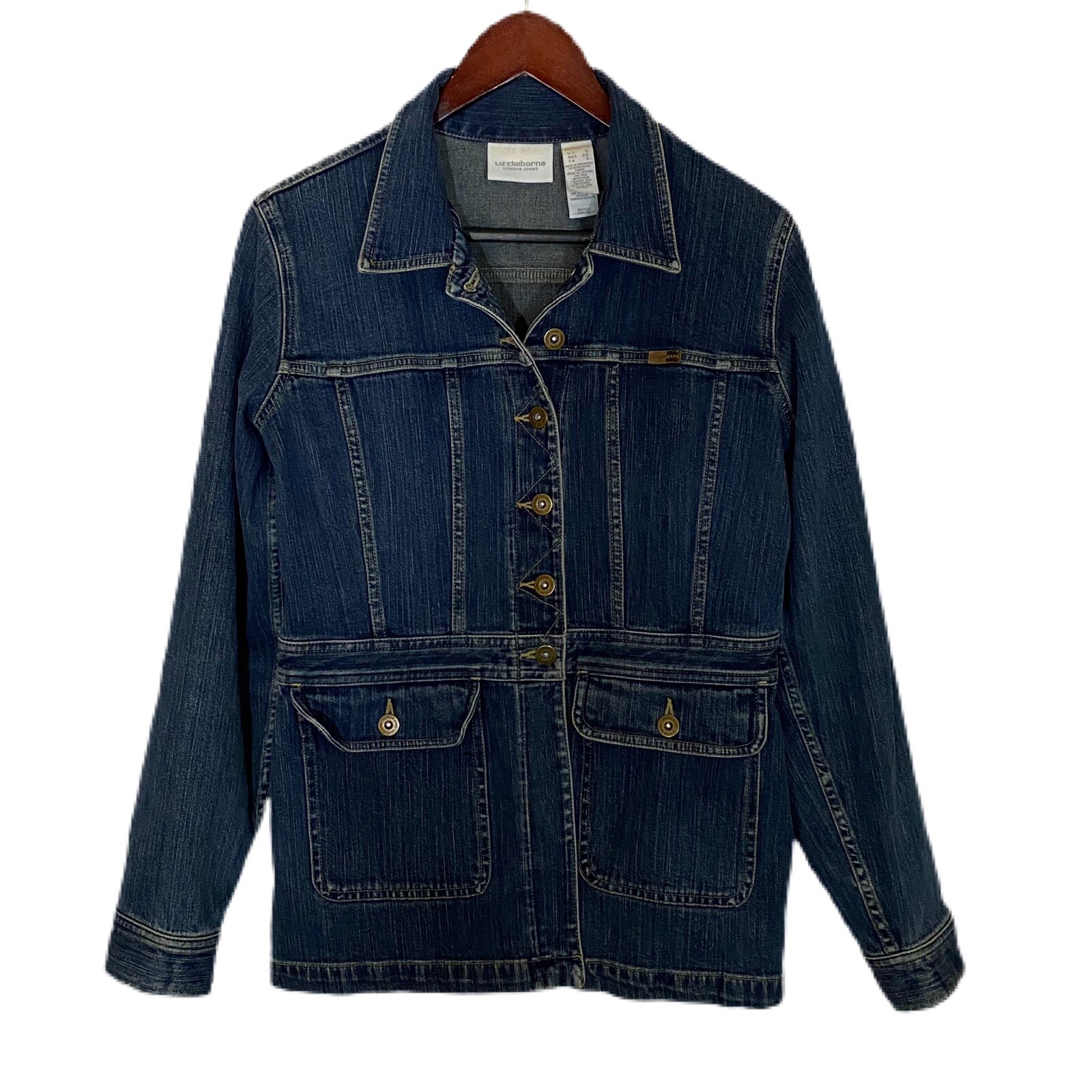 Vintage Denim Jean Jacket Pockets Americana Classic Capsule Sz S