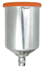 Metall Fließbecher Farbbecher Tank M16 x1,5 600ml PROFESSIONAL lackierpistole