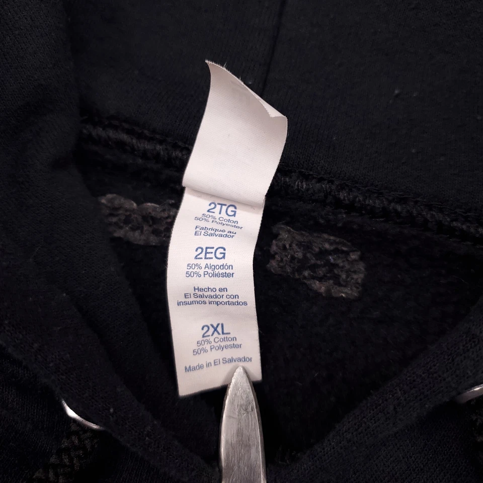 Sudadera con capucha Raccoon Eat Trash para hombre 2XL XXL negra polar jerzees bolsillo nublend Foto 4 de 4