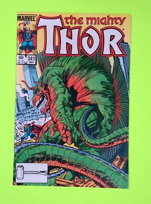Thor #341 Vol. 1 1984 Marvel Comics 1st App Mid Grade Comic Book A79-224