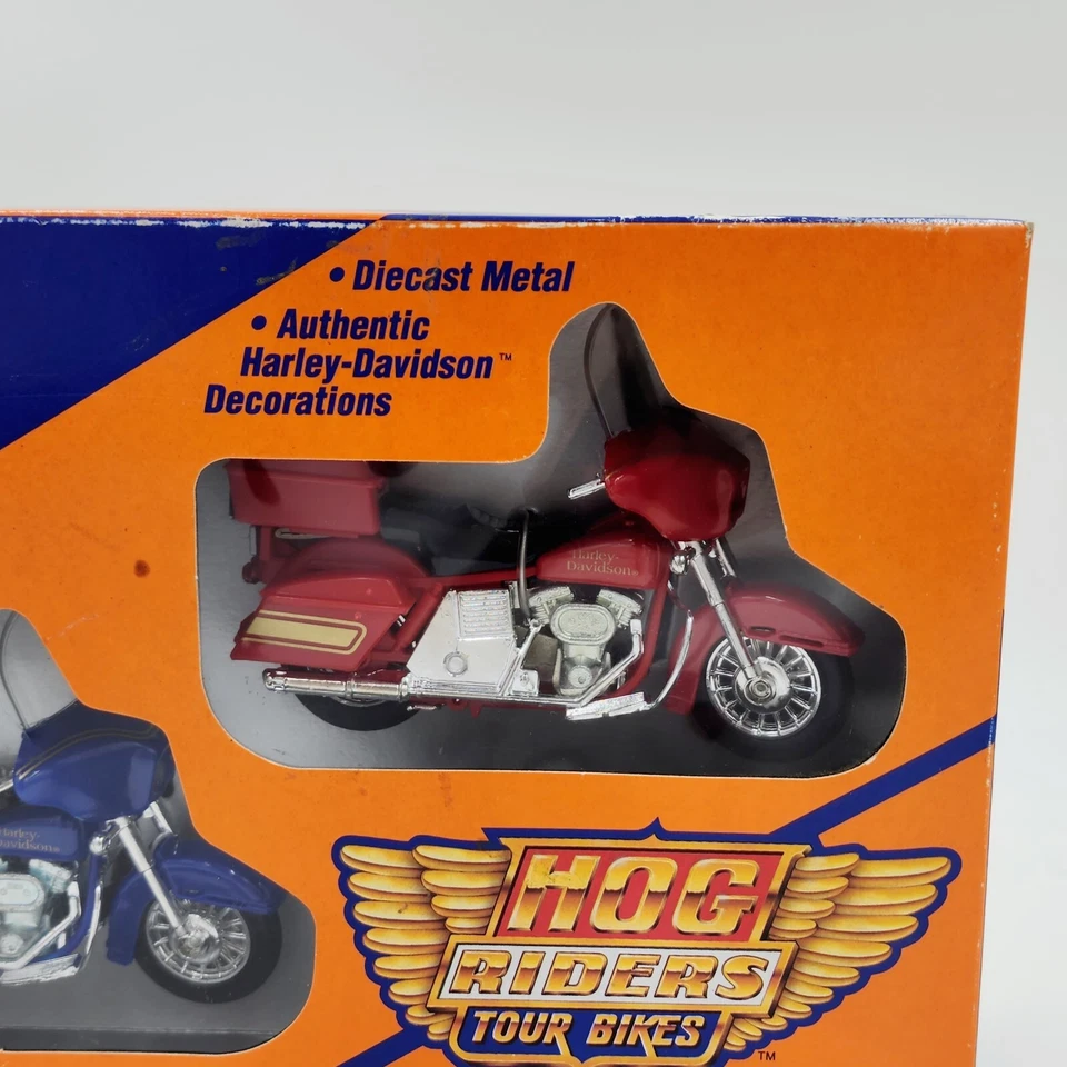 Vintage Harley Davidson Motocicleta 1992 Matchbox Die Cast Hog Riders Tour Bikes - Imagem 3 de 4