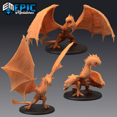 ISLAND WYVERN, Dungeons and Dragons Miniature, D&D, Epic Miniature, Water Dragon - Picture 3 of 6