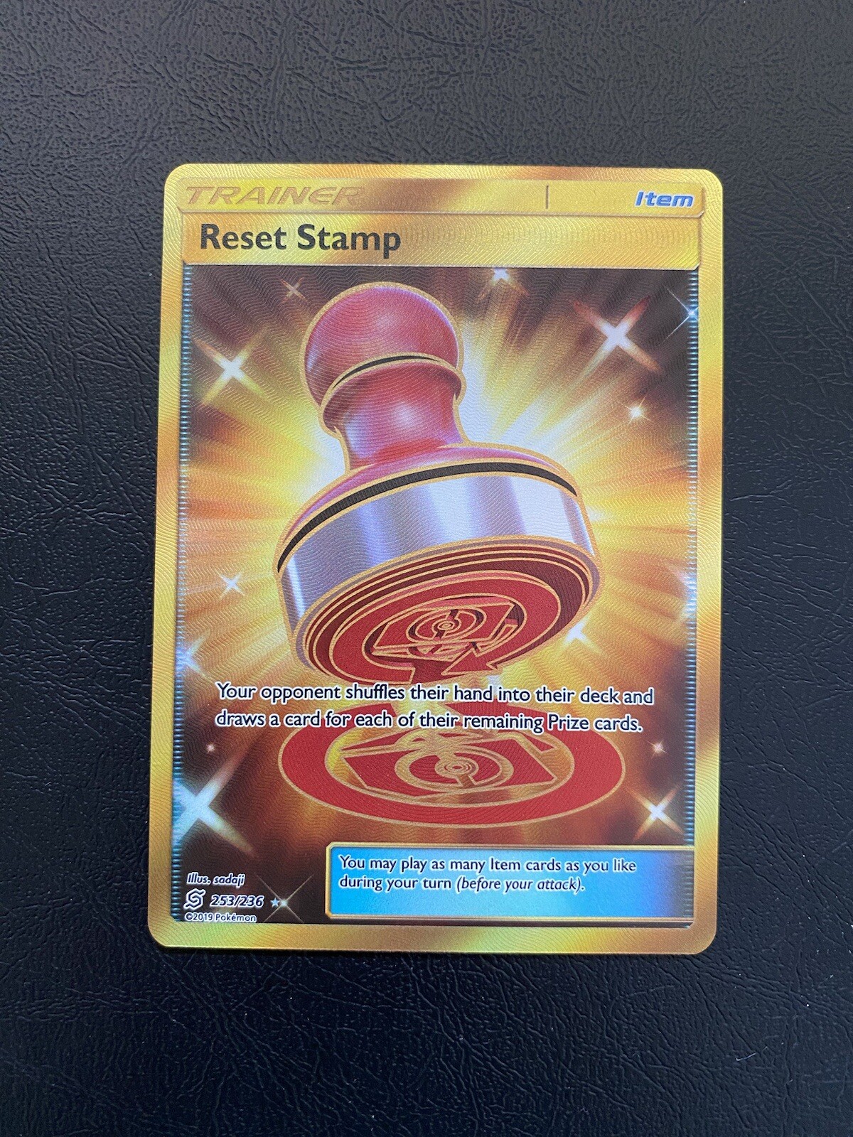 Reset Stamp 253/236 Pokémon TCG Unified Minds