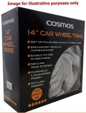 4x 14" Silver Wheel Trims / Hub Caps fits Vauxhall Astra Corsa Agila Meriva