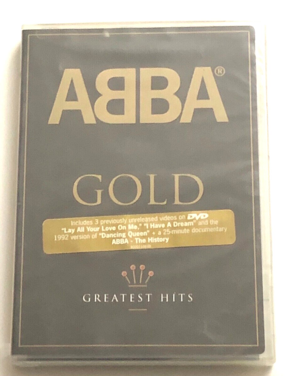 ABBA GOLD GREATEST HITS DVD + 3 UNRELEASED VIDEOS -NEW/SEALED