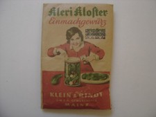 Altes Paket Klein Rindt Mainz MAINZ GEWURZMÜHLE Gurken