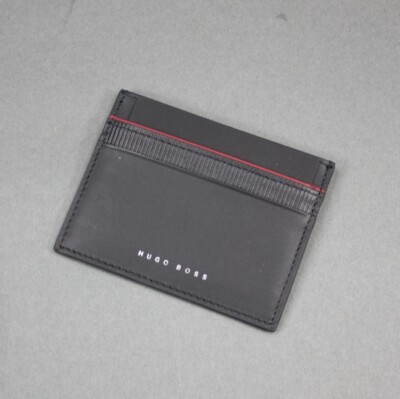 Hugo Boss Gear Card Holder Kartenetui Black/Red HLC007A (59)