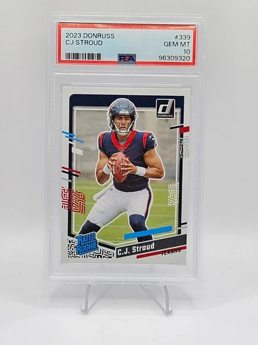 2023 Panini Donruss CJ STROUD PSA 10 GEM MINT Rookie RC #339 Texans