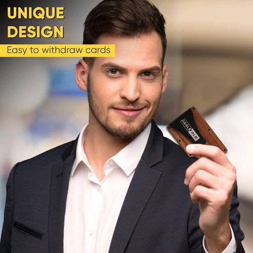 URBAN SOMBRERO JiggleFold Slim Minimalist Wallet for Men, Fr_Tan Brown - 第 6/9 張圖片
