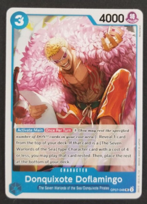 Donquixote Doflamingo 2024 One Piece Bandai Card (NM)