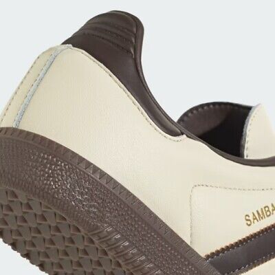 Adidas Samba OG Shoes Cream White/Brown - JR2660 Adidas Samba OG Shoes Cream White/Brown - JR2660