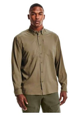 Under Armour Tide Chaser 2.0 Shirt Mens 3XL Olive Green Outdoor Lightweight Fish