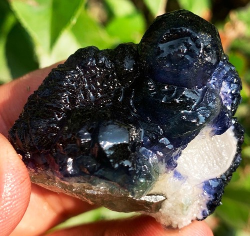 54.3g Top! Natural Fantastic Blue Cubic Fluorite Crystal Specimen ip1892 - Picture 6 of 16
