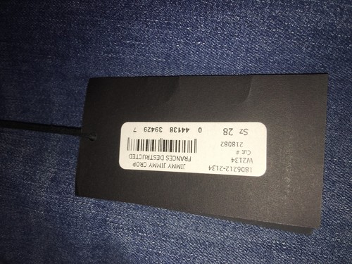 NWT $250 Paige Denim Jimmy Crop Cut Mid Rise Boyfriend Jean Choo Pants Womens 28 - Picture 2 of 5