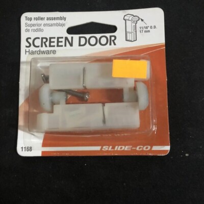 Screen Door Top Roller Assembly from Slide-Co #1168 Package of 2
