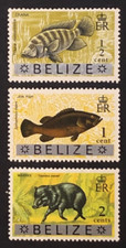 1973 Belize Wildlife Issues MLH EV98