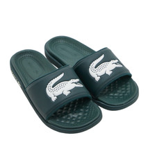 LACOSTE SANDALS MEN GREEN CROCO DUALISTE 0922 1 CMA SYNTETIC 7-43CMA00202D2