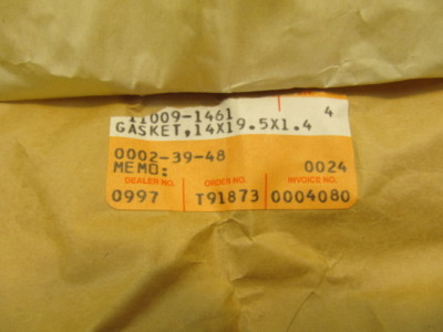 Kawasaki Gasket KVF360 ZG1000 ZX750 14x19.5x1.4 1984-1990 2003