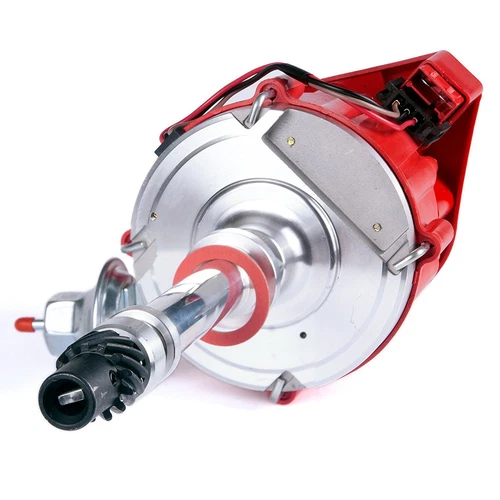 SBC Chevy Performance HEI Distributor Red Cap Super Coil 305 350 400 Small Block - Picture 8 of 9