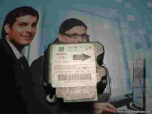 Airbagsensor Airbagsteuergerät Opel Astra G GM 09180799 UY 09180799UY 5WK42905