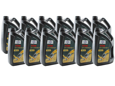 Fuchs 60 Liter TITAN GT1 LONGLIFE IV SAE 0W-20 Engine Oil (12 x 5 L)