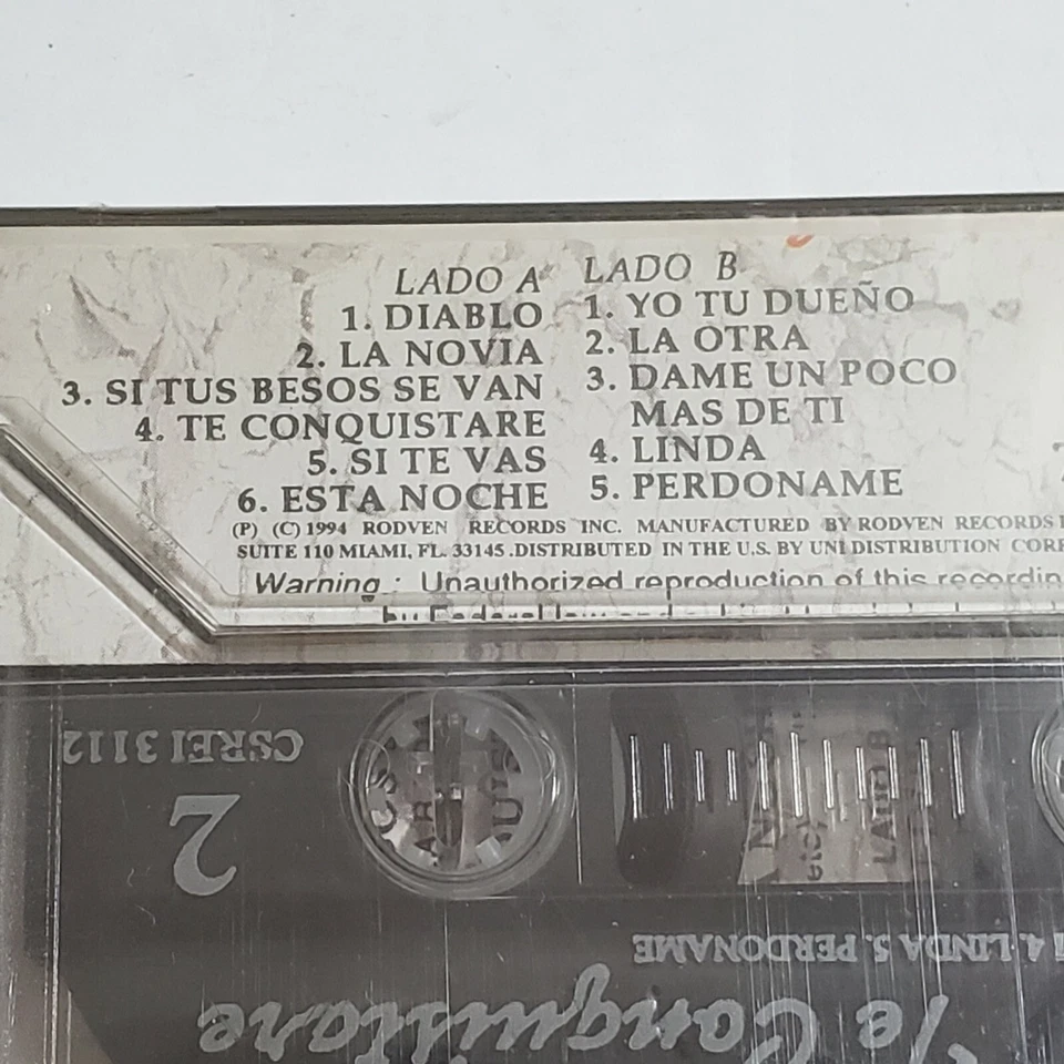 Los FugitivosTe Conquistare Cassette 1994 Rodven 3112 Sealed - Image 4 of 4